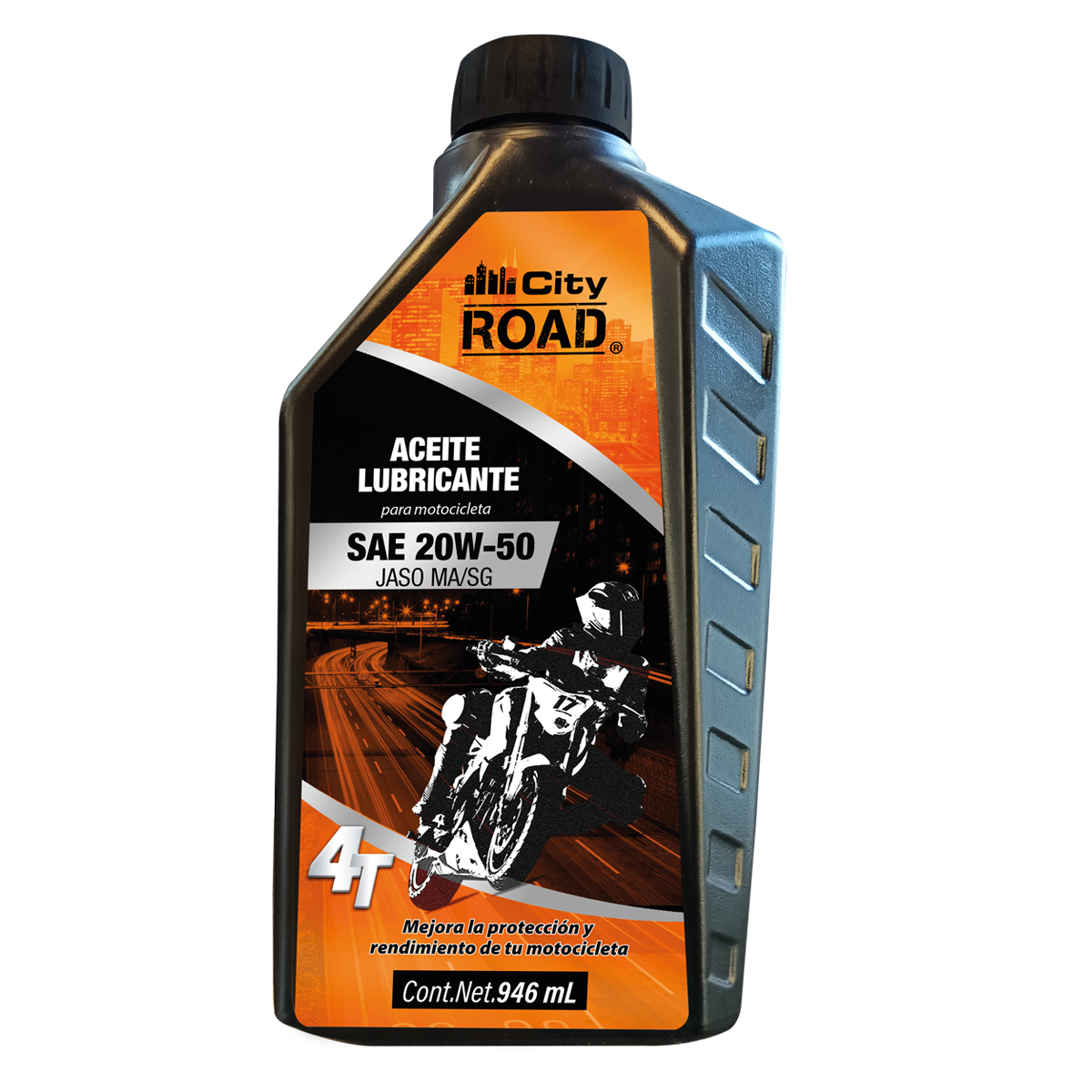 ACEITE CITY ROAD 4T 20W50 SG 946ML. L01010009