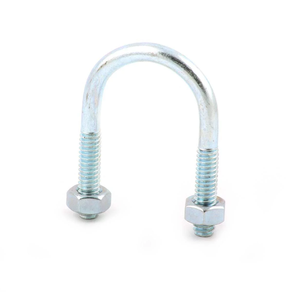 ABRAZADERA GALV 1/4X5.7cm #104 ABERTURA 3cm 3/4 1PZS CON TUERCAS