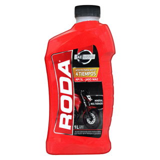 ACEITE RODA #A4-5 4T 20W-50 API SL/JASO MA2 1L