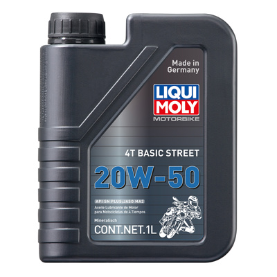 ACEITE 20W50 MINERAL SN PLUS/MA2 1L MOTO 4T LIQUI MOLY